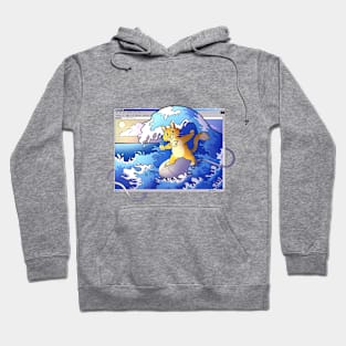 Cat surfing the web Hoodie